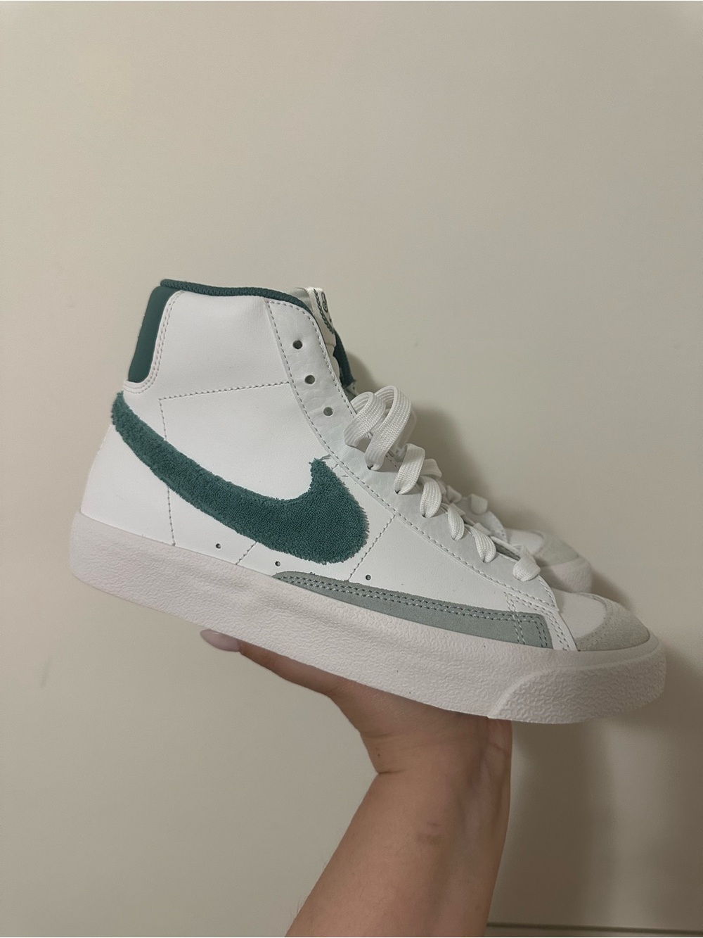 Nike Womens Blazer Mid '77 Premium "Resort & Sport" with Terricloth Teal Swoosh